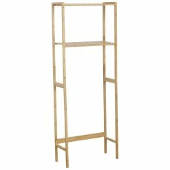 Meuble Dessus WC Bambou 2 étagères