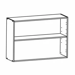 Demeyere Meuble Haut 2 Portes 100 Cm Origan Noir Et Bois -Demeyers Magasin meuble haut 2 portes 100 cm origan noir et bois 2