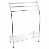 Porte Serviettes 1 étagère 3 Barres Chrome -Demeyers Magasin meuble porte serviettes