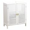 Meuble Sous Lavabo 2 Portes Blanc Lux -Demeyers Magasin meuble sous lavabo 2 portes blanc lux