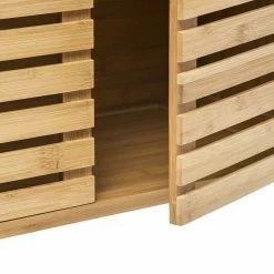 Meuble Sous Lavabo Salle Bain 2 Portes Bambou Sicela -Demeyers Magasin meuble sous lavabo salle bain 2 portes bambou sicela 2