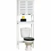 Meuble WC Miami 1 Tablette Blanc -Demeyers Magasin meuble wc 1 tablette blanc