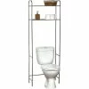 Meuble WC 2 Tablettes Pour Toilettes Chrome -Demeyers Magasin meuble wc 2 tablettes pour toilettes chrome