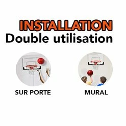 Mini Panier De Basket Intérieur Avec Accroches De Porte -Demeyers Magasin mini panier de basket interieur avec accroches de porte 1 3