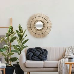 Miroir Laya Roseau 60 Cm Atmosphera 6 Miroir Laya Roseau 60 Cm Atmosphera -Demeyers Magasin miroir laya roseau 60 cm atmosphera 1