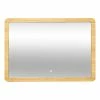 Miroir Rectangulaire 66x47 Bambou LED 5Five 2 Miroir Rectangulaire 66x47 Bambou LED 5Five -Demeyers Magasin miroir rectangulaire 66x47 bambou led 5five