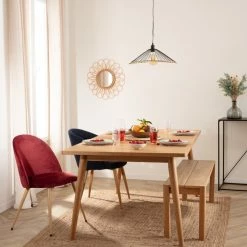 Miroir Rotin Fleur D56 Atmosphera -Demeyers Magasin miroir rotin fleur d56 atmosphera 1