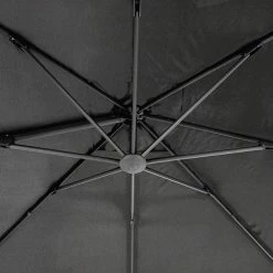 Parasol Décentré Eléa Inclinable Hexagonal Oléfine Anthracite Hespéride -Demeyers Magasin parasol decentre elea inclinable 3x42 olefine anthracite hesperide 1 5
