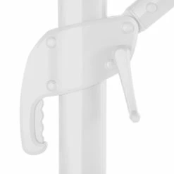 Parasol Décentré Eléa Inclinable Carré Oléfine Noisette/blanc Hespéride -Demeyers Magasin parasol decentre elea inclinable carre olefine noisetteblanc hesperide 4