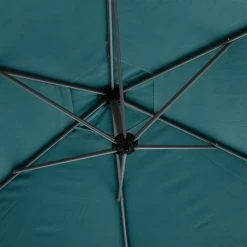 Parasol Décentré Rond Manoa Bleu Canard Hespéride 9 Parasol Décentré Rond Manoa Bleu Canard Hespéride -Demeyers Magasin parasol decentre rond manoa bleu canard hesperide 2