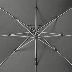 Parasol Déporté Carré Equador Ardoise Hespéride 14 Parasol Déporté Carré Equador Ardoise Hespéride -Demeyers Magasin parasol deporte carre equador ardoise hesperide 1 4