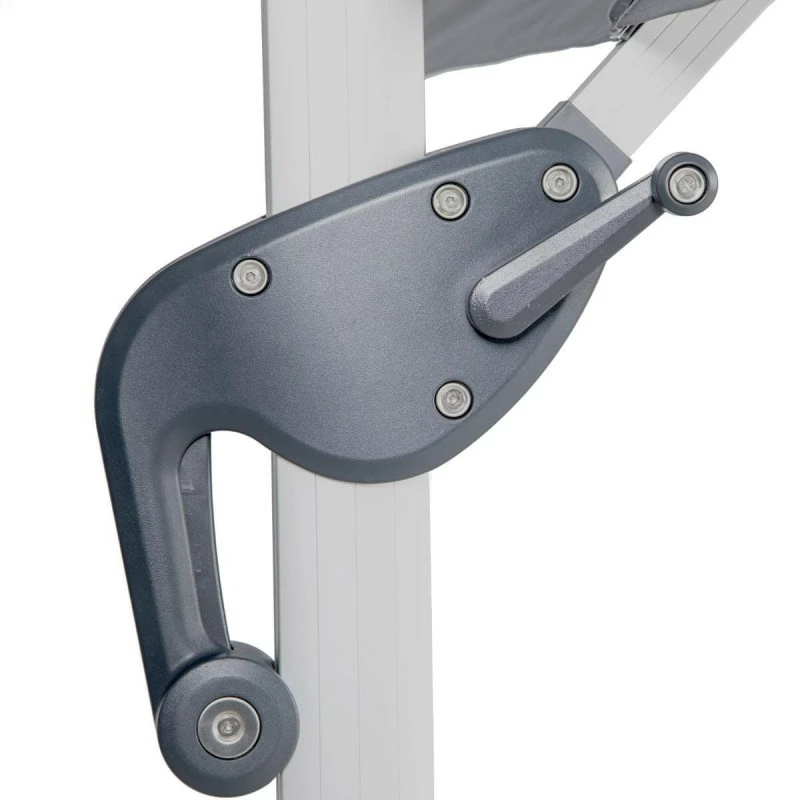 Parasol Déporté Rectangulaire Equador Ardoise Hespéride 9 Parasol Déporté Rectangulaire Equador Ardoise Hespéride – Image 7