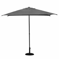 Parasol Droit Carré 2,5x2,5m Soya Ardoise Hespéride -Demeyers Magasin parasol droit carre 25x25m soya ardoise hesperide 1 1