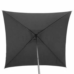 Parasol Droit Carré 2,5x2,5m Soya Ardoise Hespéride -Demeyers Magasin parasol droit carre 25x25m soya ardoise hesperide 1 3
