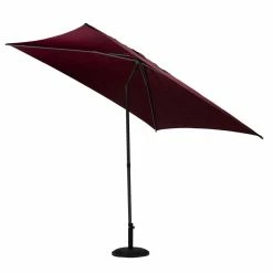 Parasol Droit Carré 2,5x2,5m Soya Bordeaux Hespéride -Demeyers Magasin parasol droit carre 25x25m soya bordeaux hesperide 2