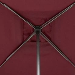 Parasol Droit Carré 2,5x2,5m Soya Bordeaux Hespéride -Demeyers Magasin parasol droit carre 25x25m soya bordeaux hesperide 5