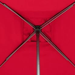 Parasol Droit Carré 2,5x2,5m Soya Grenade Hespéride -Demeyers Magasin parasol droit carre 25x25m soya grenade hesperide 5