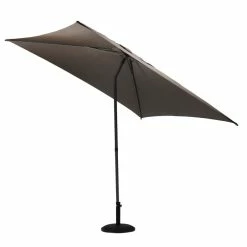 Parasol Droit Carré 2,5x2,5m Soya Taupe Hespéride -Demeyers Magasin parasol droit carre 25x25m soya taupe hesperide 2