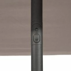 Parasol Droit Carré 2,5x2,5m Soya Taupe Hespéride -Demeyers Magasin parasol droit carre 25x25m soya taupe hesperide 3