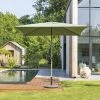 Parasol Droit Carré 2,5x2,5m Soya Vert Olive Hespéride -Demeyers Magasin parasol droit carre 25x25m soya vert olive hesperide