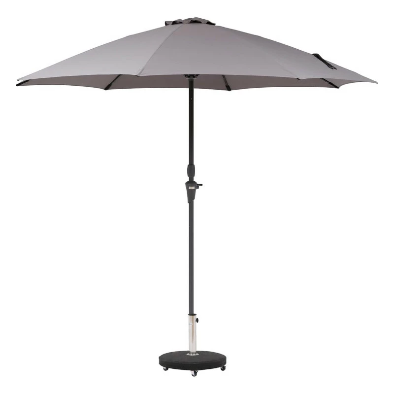 Parasol Droit Rond 2,7m Sisko Ardoise Hespéride 4 Parasol Droit Rond 2,7m Sisko Ardoise Hespéride – Image 2