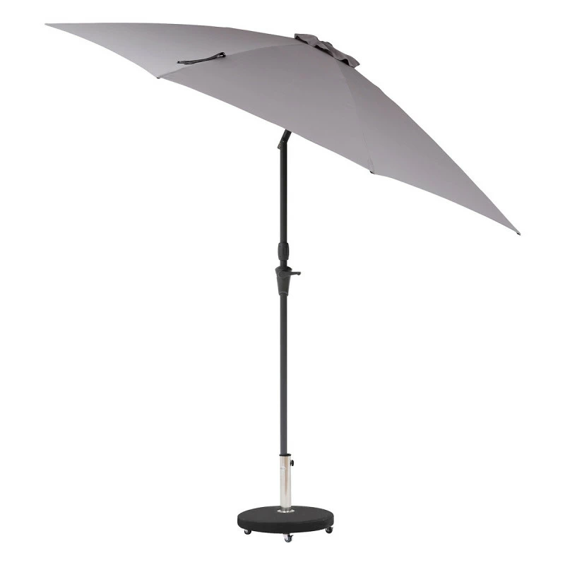 Parasol Droit Rond 2,7m Sisko Ardoise Hespéride 5 Parasol Droit Rond 2,7m Sisko Ardoise Hespéride – Image 3