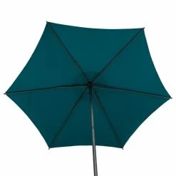 Parasol Droit Rond 2,7m Soya Bleu Canard Hespéride 13 Parasol Droit Rond 2,7m Soya Bleu Canard Hespéride -Demeyers Magasin parasol droit rond 27m soya bleu canard hesperide 4