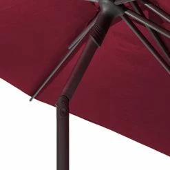 Parasol Droit Rond 2,7m Soya Bordeaux Hespéride -Demeyers Magasin parasol droit rond 27m soya bordeaux hesperide 5