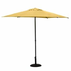 Parasol Droit Rond 2,7m Soya Jaune Moutarde Hespéride 10 Parasol Droit Rond 2,7m Soya Jaune Moutarde Hespéride -Demeyers Magasin parasol droit rond 27m soya jaune moutarde hesperide 1