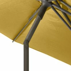 Parasol Droit Rond 2,7m Soya Jaune Moutarde Hespéride 14 Parasol Droit Rond 2,7m Soya Jaune Moutarde Hespéride -Demeyers Magasin parasol droit rond 27m soya jaune moutarde hesperide 5