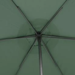 Parasol Droit Rond 2,7m Soya Vert Olive Hespéride -Demeyers Magasin parasol droit rond 27m soya vert olive hesperide 3