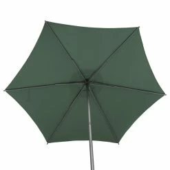 Parasol Droit Rond 2,7m Soya Vert Olive Hespéride -Demeyers Magasin parasol droit rond 27m soya vert olive hesperide 4