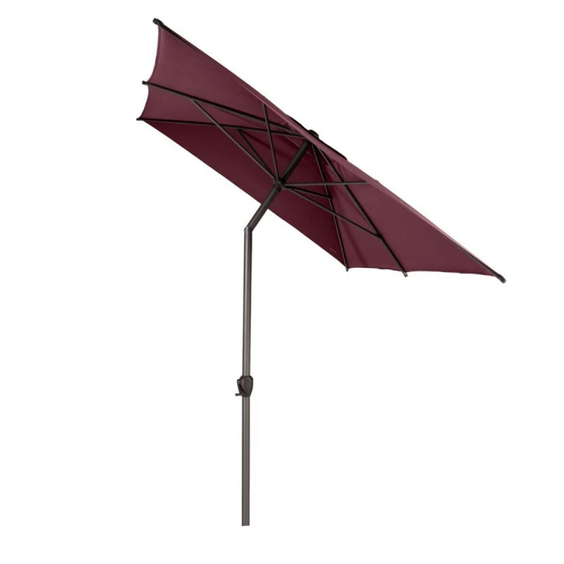 Parasol Mat Central 2x3 M Loompa Bordeaux Hespéride 5 Parasol Mat Central 2x3 M Loompa Bordeaux Hespéride – Image 3