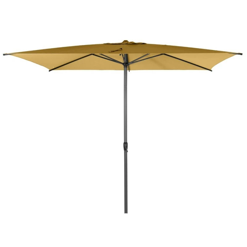 Parasol Mat Central 2x3 M Loompa Moutarde Hespéride 4 Parasol Mat Central 2x3 M Loompa Moutarde Hespéride – Image 2