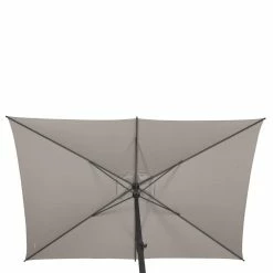 Parasol Mat Central 2x3 M Loompa Taupe Hespéride -Demeyers Magasin parasol mat central 2x3 m loompa taupe hesperide 4