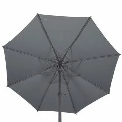 Parasol Mat Central Rond 3m Loompa Ardoise Hespéride 12 Parasol Mat Central Rond 3m Loompa Ardoise Hespéride -Demeyers Magasin parasol mat central rond 3 loompa ardoise hesperide 3