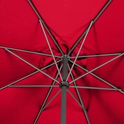 Parasol Mat Central Rond 3m Loompa Grenade Hespéride -Demeyers Magasin parasol mat central rond 3m loompa grenade hesperide 6