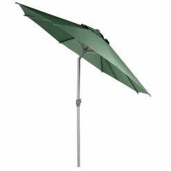 Parasol Mat Central Rond 3m Loompa Olive Hespéride -Demeyers Magasin parasol mat central rond 3m loompa olive hesperide 1 2
