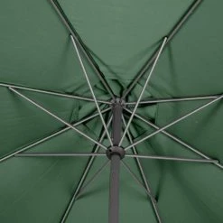 Parasol Mat Central Rond 3m Loompa Olive Hespéride -Demeyers Magasin parasol mat central rond 3m loompa olive hesperide 1 4