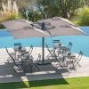 Parasol Setiri 16 M² Ardoise Hespéride -Demeyers Magasin parasol setiri 16 m ardoise hesperide