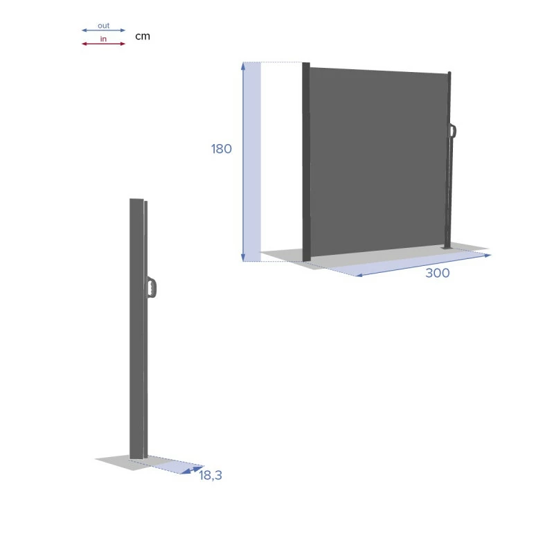 Paravent écran Antao Graphite Hespéride 9 Paravent écran Antao Graphite Hespéride – Image 7