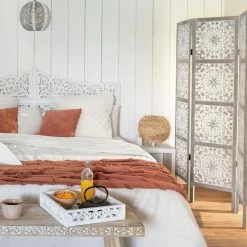 Paravent En Bois Etnik Ajouré Atmosphera -Demeyers Magasin paravent en bois etnik ajoure atmosphera 3