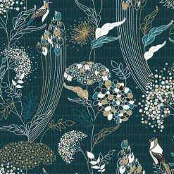 Parure De Lit Paon Bleu Canard 240x220 Atmosphera -Demeyers Magasin parure de lit paon bleu canard 240x220 atmosphera 2