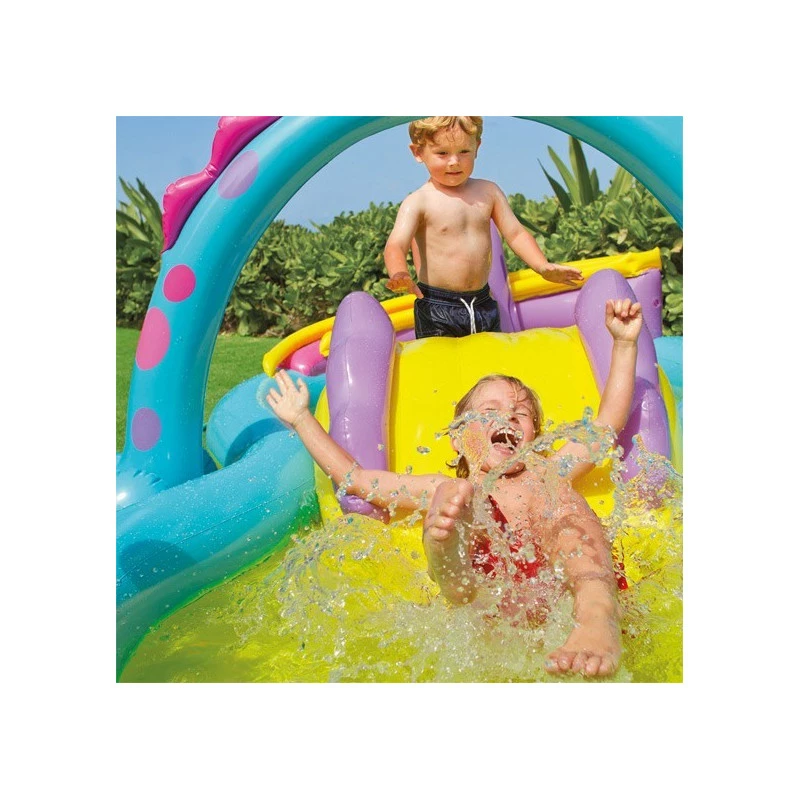 Pataugeoire Aire De Jeu Dinoland Intex 4 Pataugeoire Aire De Jeu Dinoland Intex – Image 2