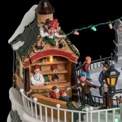 Patinoire De Noël Animée, Lumineuse Et Musicale -Demeyers Magasin patinoire de noel animee lumineuse et musicale 4