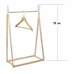 ATMOSPHERA Penderie En Bois Chambre Enfant Naturel Blanc -Demeyers Magasin penderie en bois chambre enfant naturel blanc 2