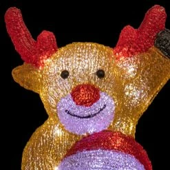 Père-Noël, Bonhomme De Neige Et Renne Lumineux 60 LED -Demeyers Magasin pere noel bonhomme de neige et renne lumineux 60 led 1