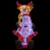 Père-Noël, Bonhomme De Neige Et Renne Lumineux 60 LED 2 Père-Noël, Bonhomme De Neige Et Renne Lumineux 60 LED -Demeyers Magasin pere noel bonhomme de neige et renne lumineux 60 led