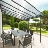 Pergola Belize Hespéride Noir -Demeyers Magasin pergola belize hesperide noir