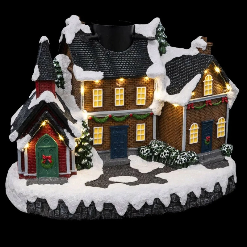 Pied De Sapin Village De Noël Lumineux 4 Pied De Sapin Village De Noël Lumineux – Image 2